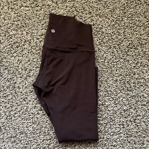 Lululemon High Rise Align 25” Pant- Brown